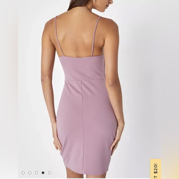 Lulus Forever Your Girl Mauve Pink Bodycon Dress Size large 
New with tags! - Picture 2 of 6